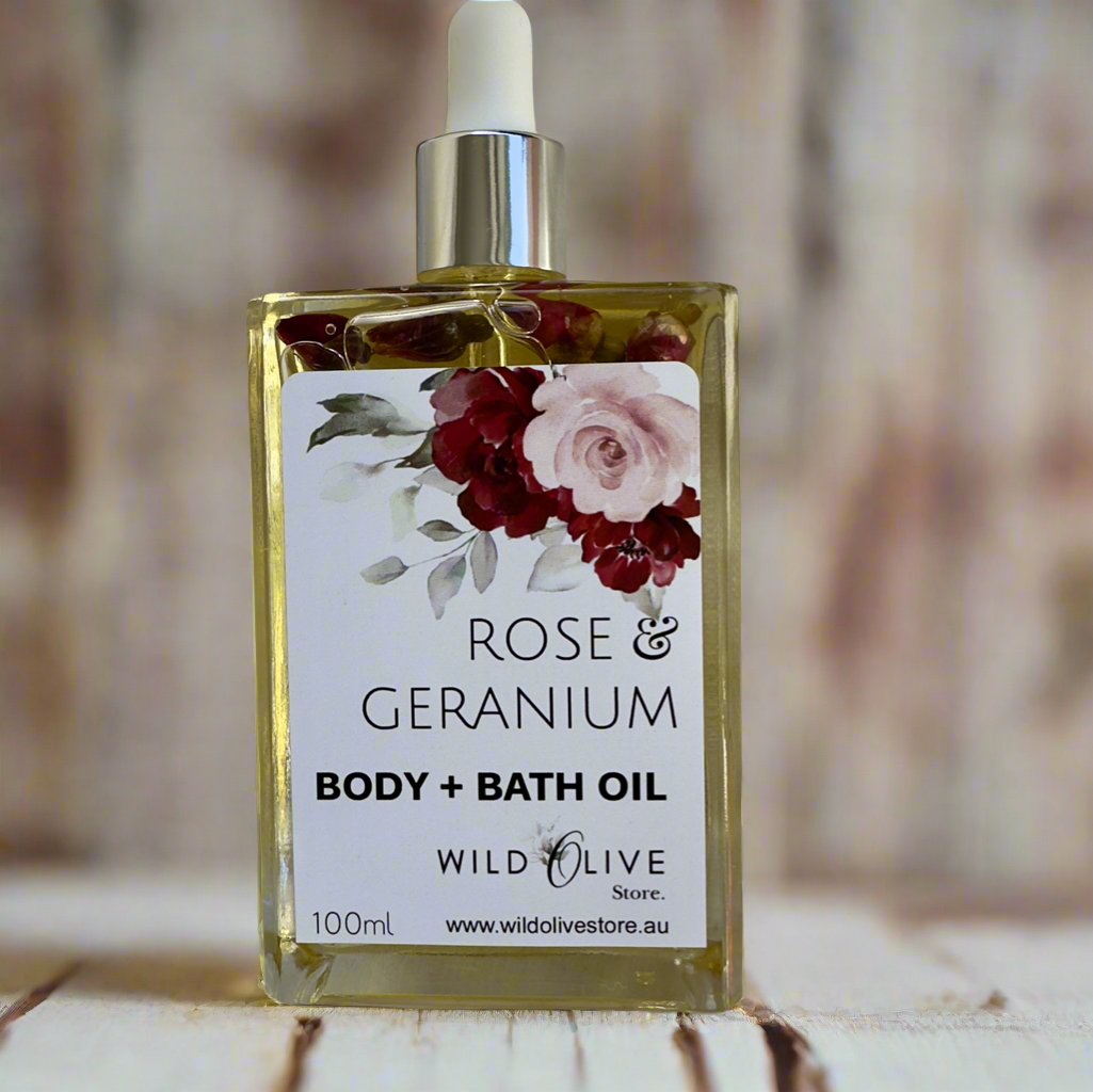 BODY OIL - Rose + Geranium