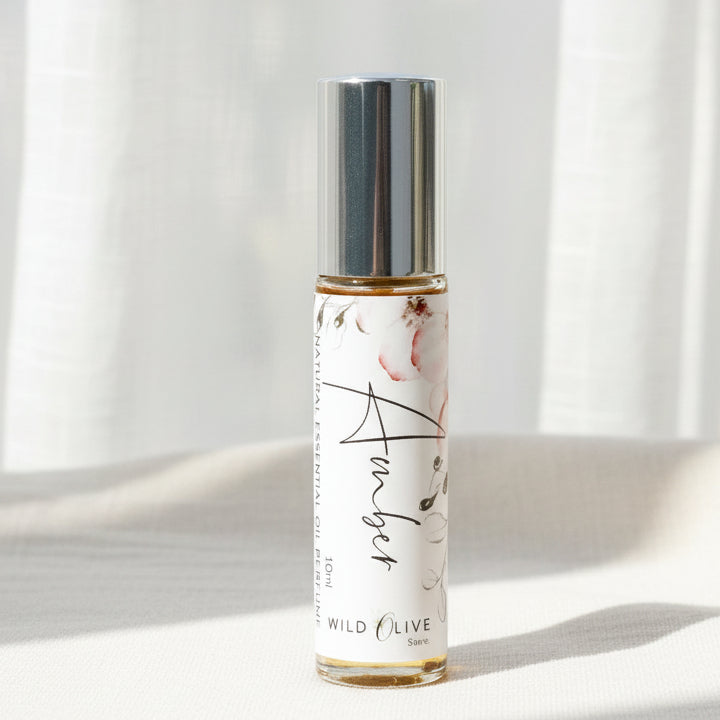 AMBER - Essential Oil Perfume/Pulse Point Roll-on Oil