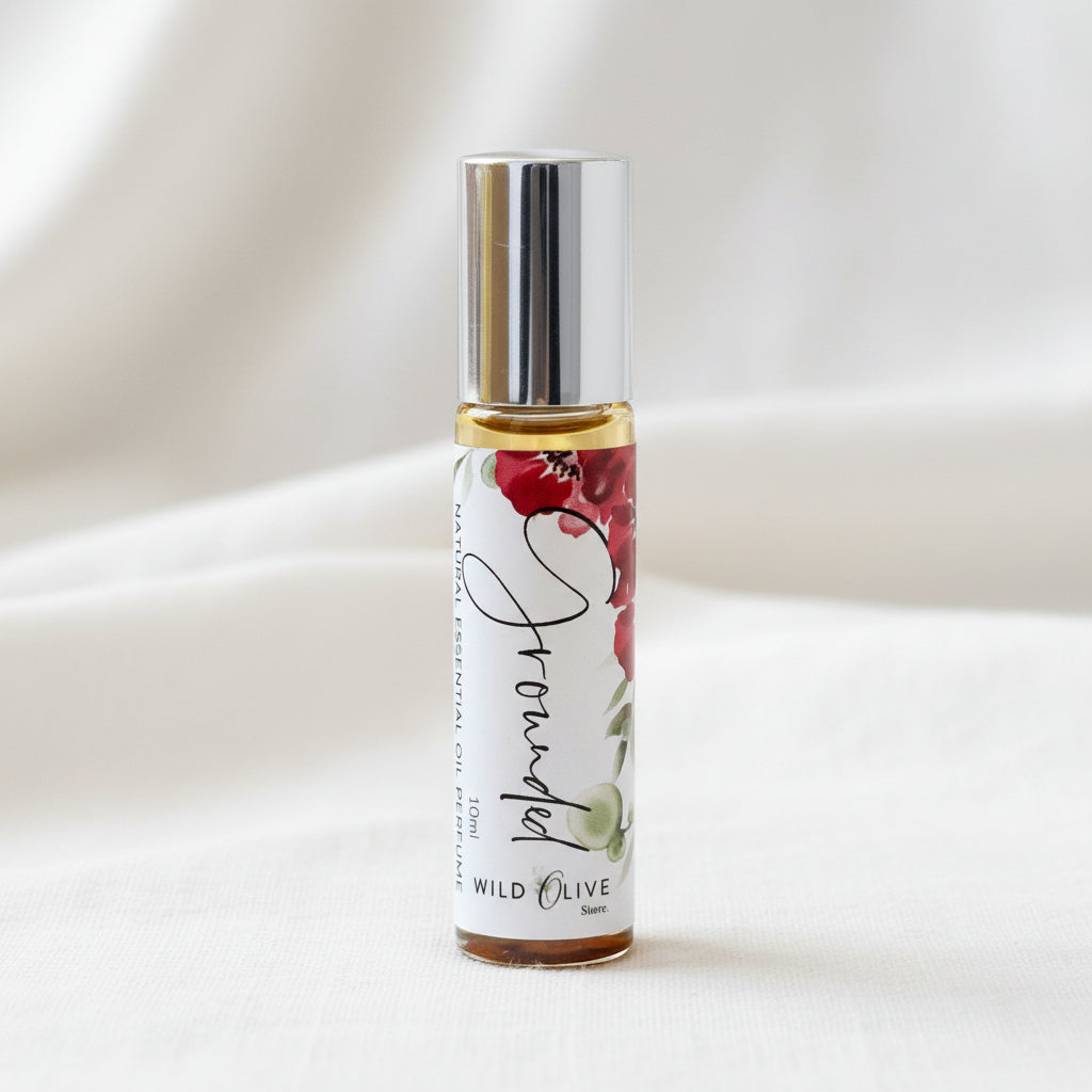 GROUNDED - Essential Oil Perfume/Pulse Point Roll-on Oil