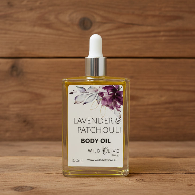 BODY OIL - Lavender + Patchouli