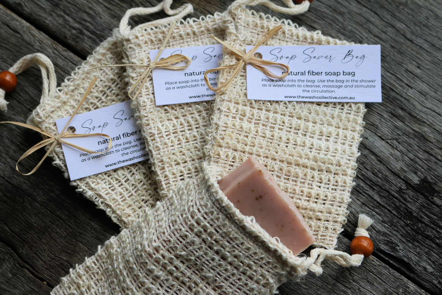 EXFOLIATING SOAP SAVER BAG