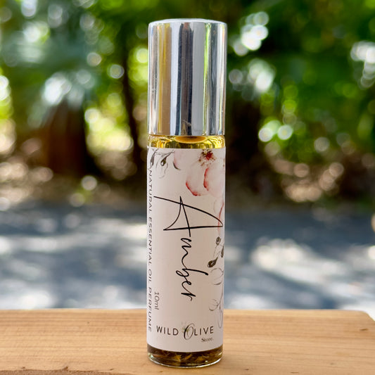 AMBER - Essential Oil Perfume/Pulse Point Roll-on Oil