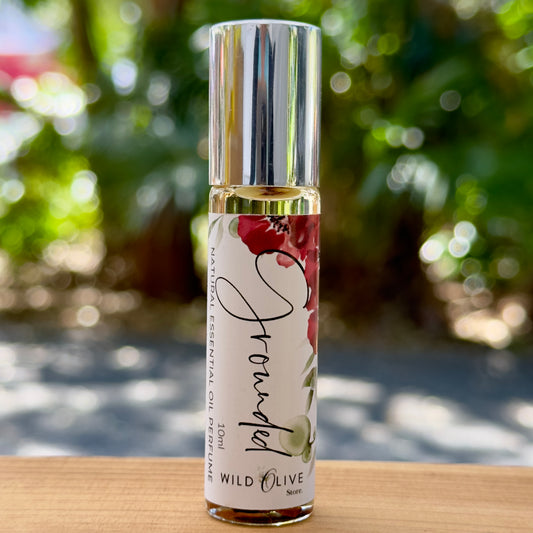 GROUNDED - Essential Oil Perfume/Pulse Point Roll-on Oil
